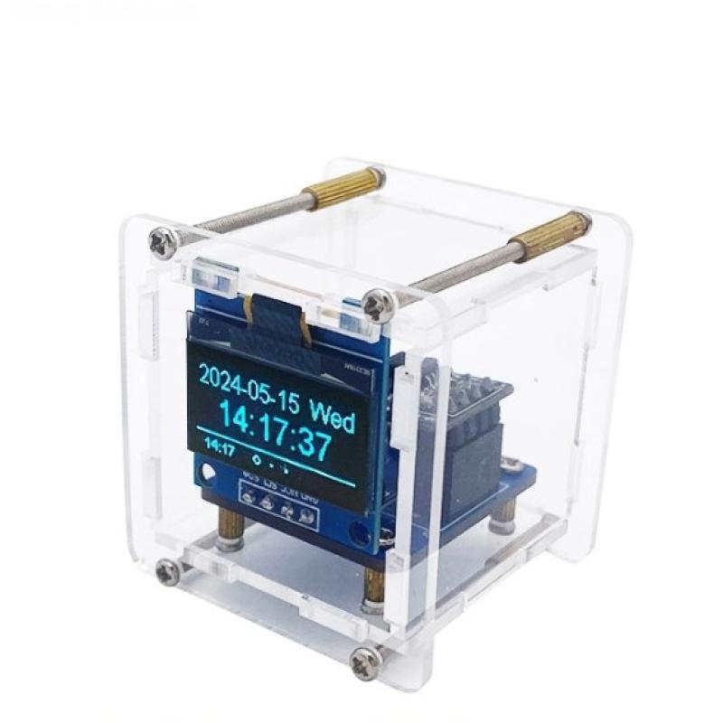 1 Комплект Wifi Цифровые Часы Esp8266 Мини Погодные Часы Набор для Пайки Сделай Сам Электронная Многофункциональная Погодная Станция
