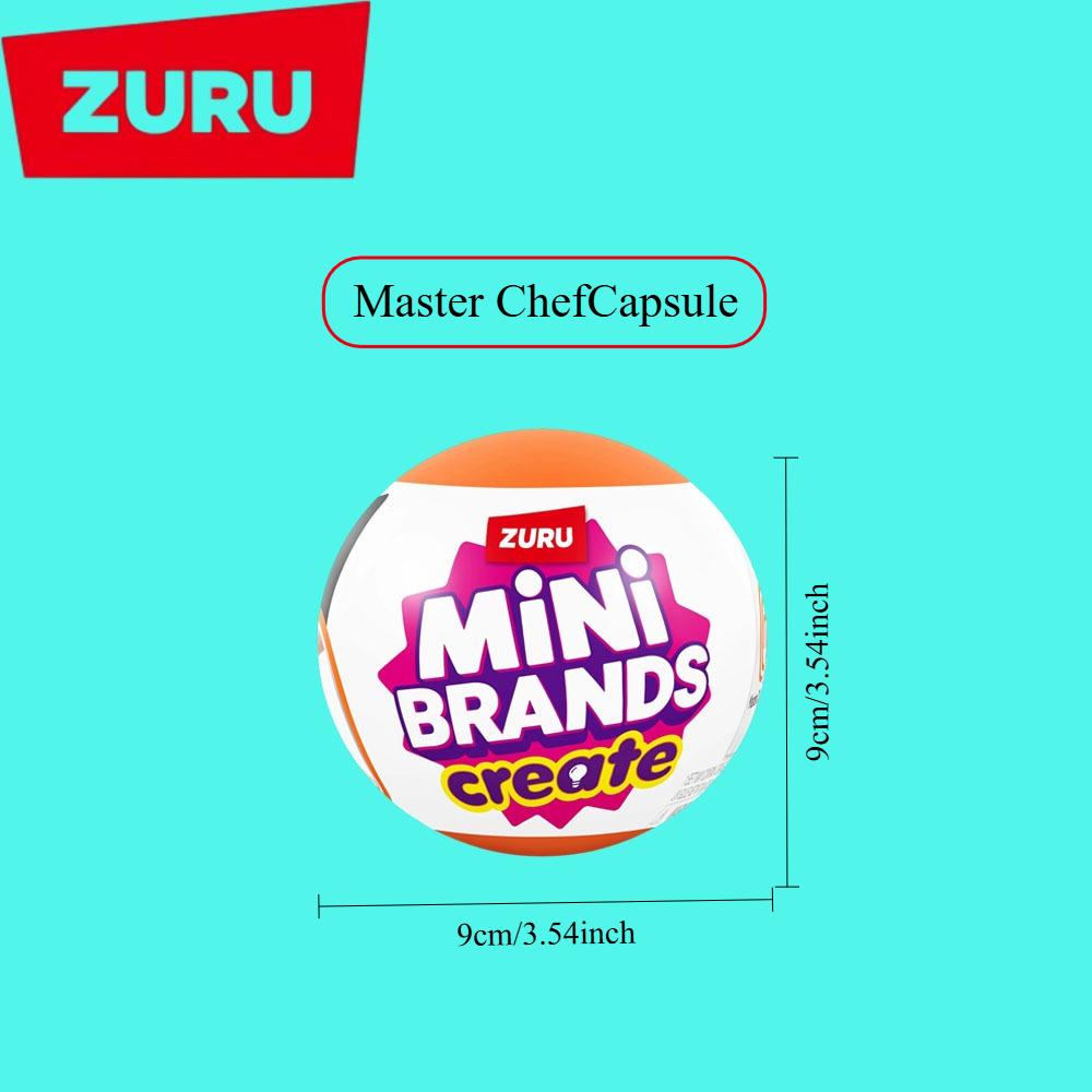 ZURU Mini Brands Еда Заполни Холодильник Серия 1 Plauset Brands Дом Капсула Создание Своими Руками Мини-Кухня MasterChef Серия Еды