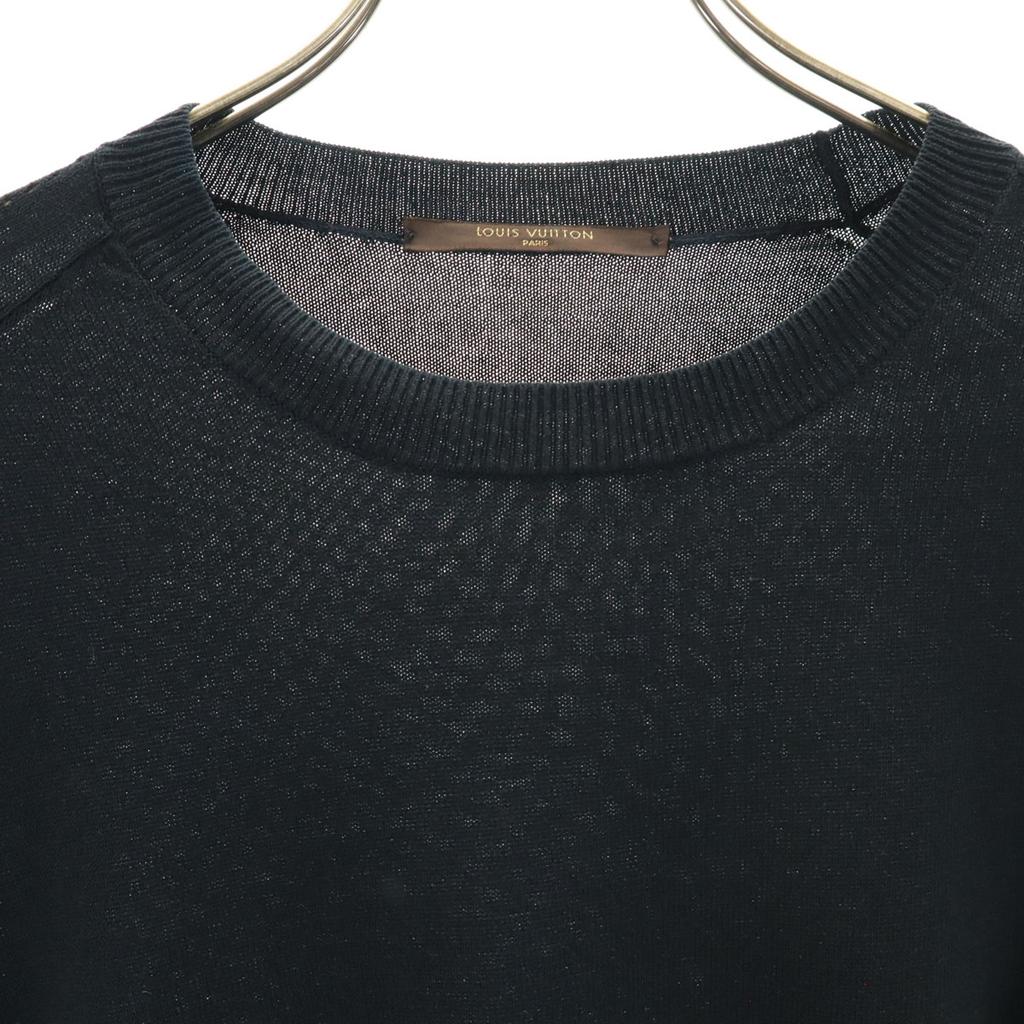 Louis Vuitton Made In Italy Long Sleeve Knit S Black Men's Used