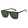 John Jacobs | Uv Protection Non-Polarized Sunglasses For Men & Women | Full Rim Rectangular Large (Size-57) Jj S11089-C1