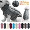 Puppy Dog Sweaters for Small Medium Dogs Cats Clothes Winter Warm Pet Turtleneck Chihuahua Vest Soft Yorkie Coat Teddy Jacket