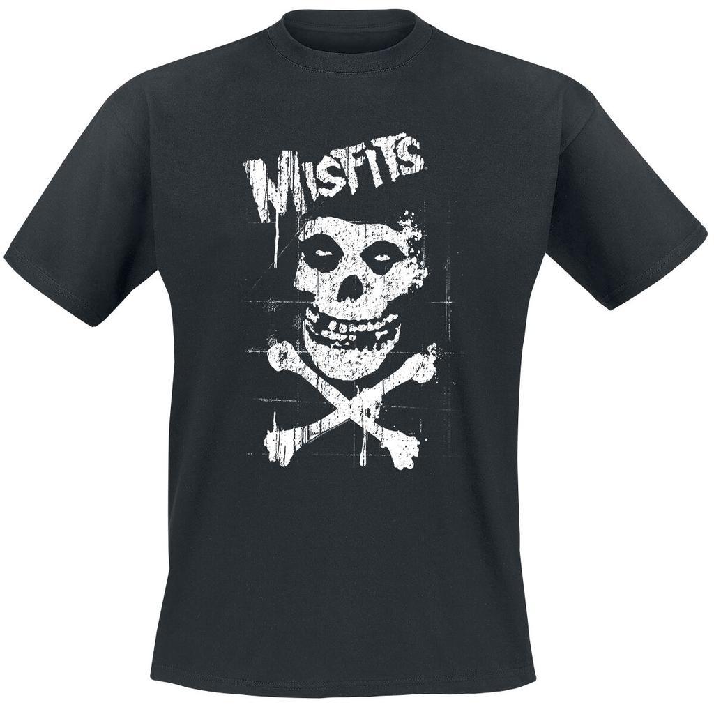 Hot Misfits Cotton Band Shirt Unisex Summer Short Sleeve Fashion Brand Tee Luxury Casual Vintage