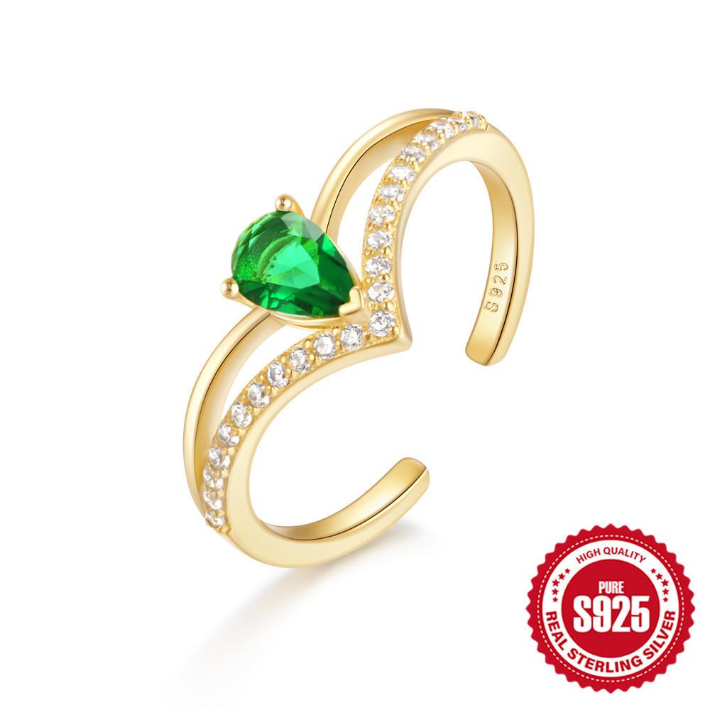 Стильное простое кольцо из стерлингового серебра 925 пробы с открытым крестом и подвеской в виде креста