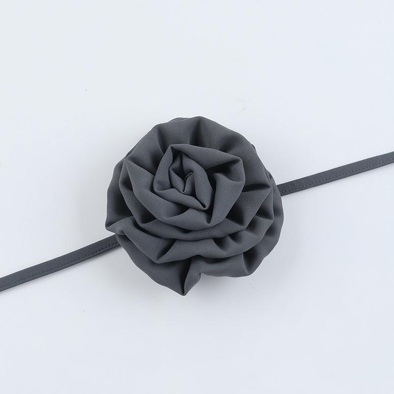 Flower Belt Blazer Coat Women's Street Fashion Loose Pocket Long Sleeve Jackets Autumn Winter Casual Commuter Blazers Female Temperament Coats