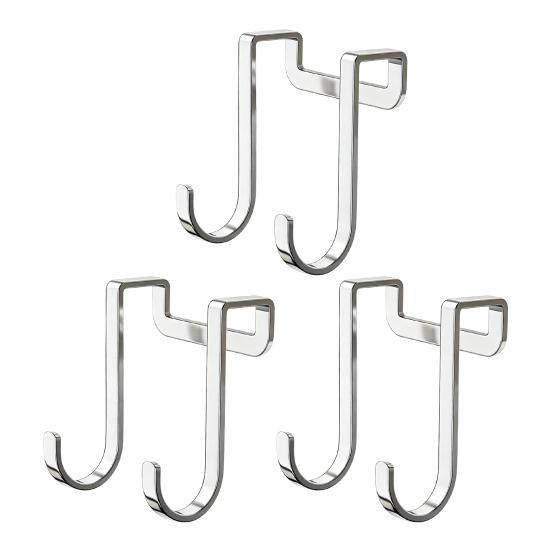 Wall Mounted Alternative Hooks Heavy Duty Bunk Bed Hook, Stainless Steel No Drill Over The Home Organization Hardware Door Space Saving Organizer