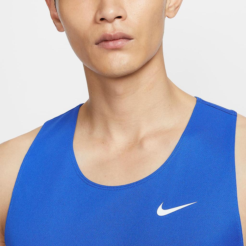 Nike Майка Dri-Fit Быстросохнущая Удобная Универсальная Мужские Топы Королевский-синий IB8747-450