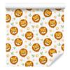 Lions Wallpaper White and Gold for Living Room and Bedroom 50x1000