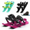 Portable Mini Snowboard Ski Boots: Short Snowshoes & Ice Skates for Winter Travel