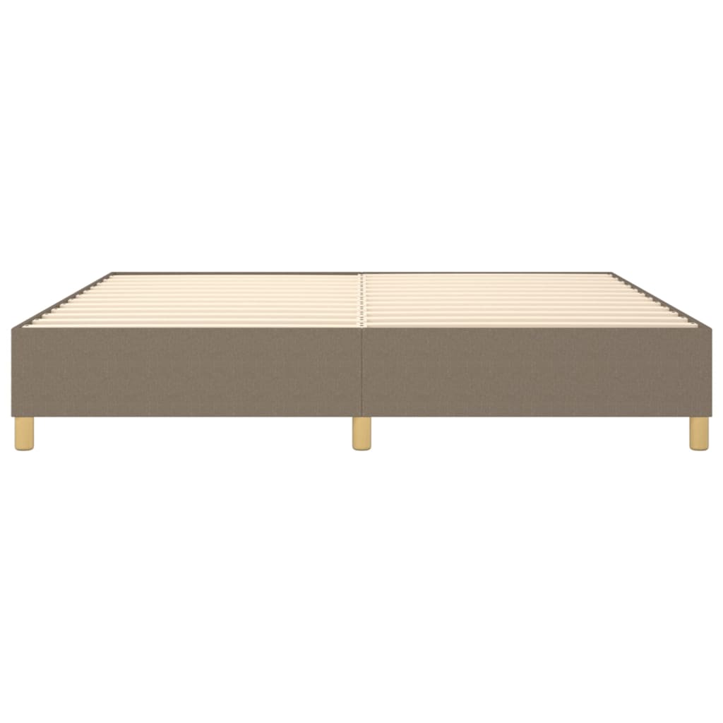 Vidaxl Rama Łóżka Bez Materaca, Taupe, 200X200 Cm, Obita Tkaniną