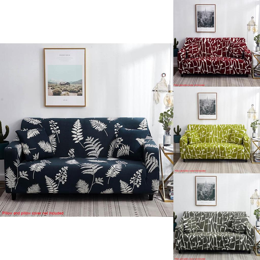 Современные чехлы для дивана с цветочным принтом, мягкие и эластичные, защитные