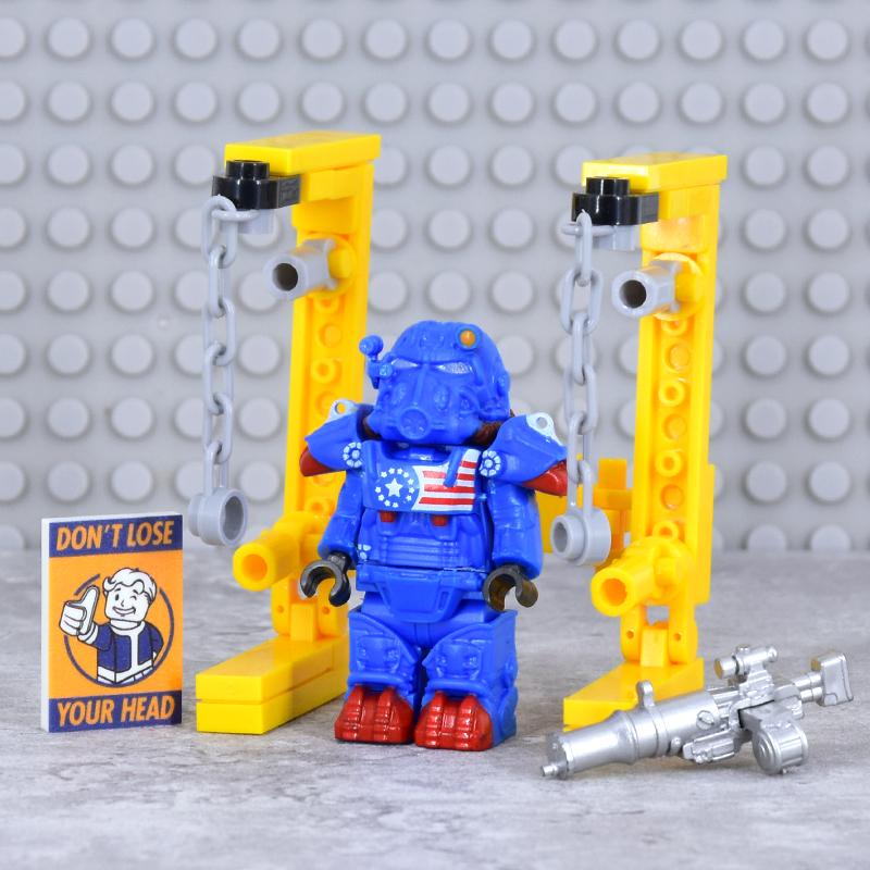 X-01 Военные Солдаты Мини Экшн Фигурки fallouted Рыцари Модельные Фигурки Оружие Роботы Меха Конструктор Кирпичики Игрушки