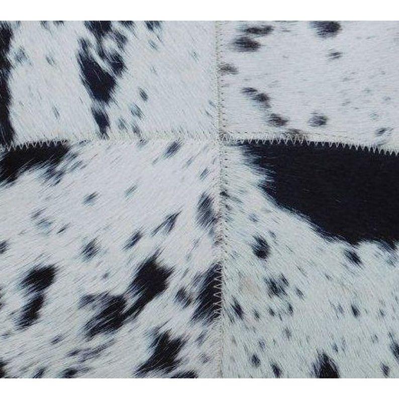Exotic Cowhide Cushion , Leather Cushion, Black and White | Christmas Decor Cushion Pillow Covers