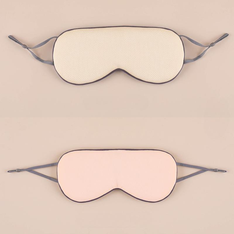 Маска для сна, маска для сна, маска для перерыва на обед, дышащая, бесшовная, теплая и прохладная, двухсторонняя маска для глаз из ледяного шелка