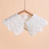 Four Seasons Lace Fabric Neckline Detachable Fake Collar DIY Breathable Scarf Around Neck Flower Sweet Hollow Comfortable Patch
