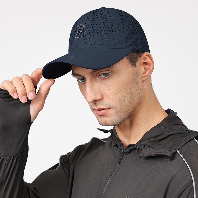 Летняя бейсбольная кепка с вышивкой, мужская быстросохнущая кепка, регулируемый солнцезащитный крем, тонкая шляпа от солнца, шляпа Snapback, солнцезащитный козырек, шляпа для рыбалки, козырек