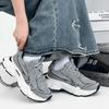 Кроссовки для пап на толстой подошве, увеличивающие рост, мужские кроссовки для бега на открытом воздухе, повседневная и универсальная мужская обувь, дышащие кроссовки для бега