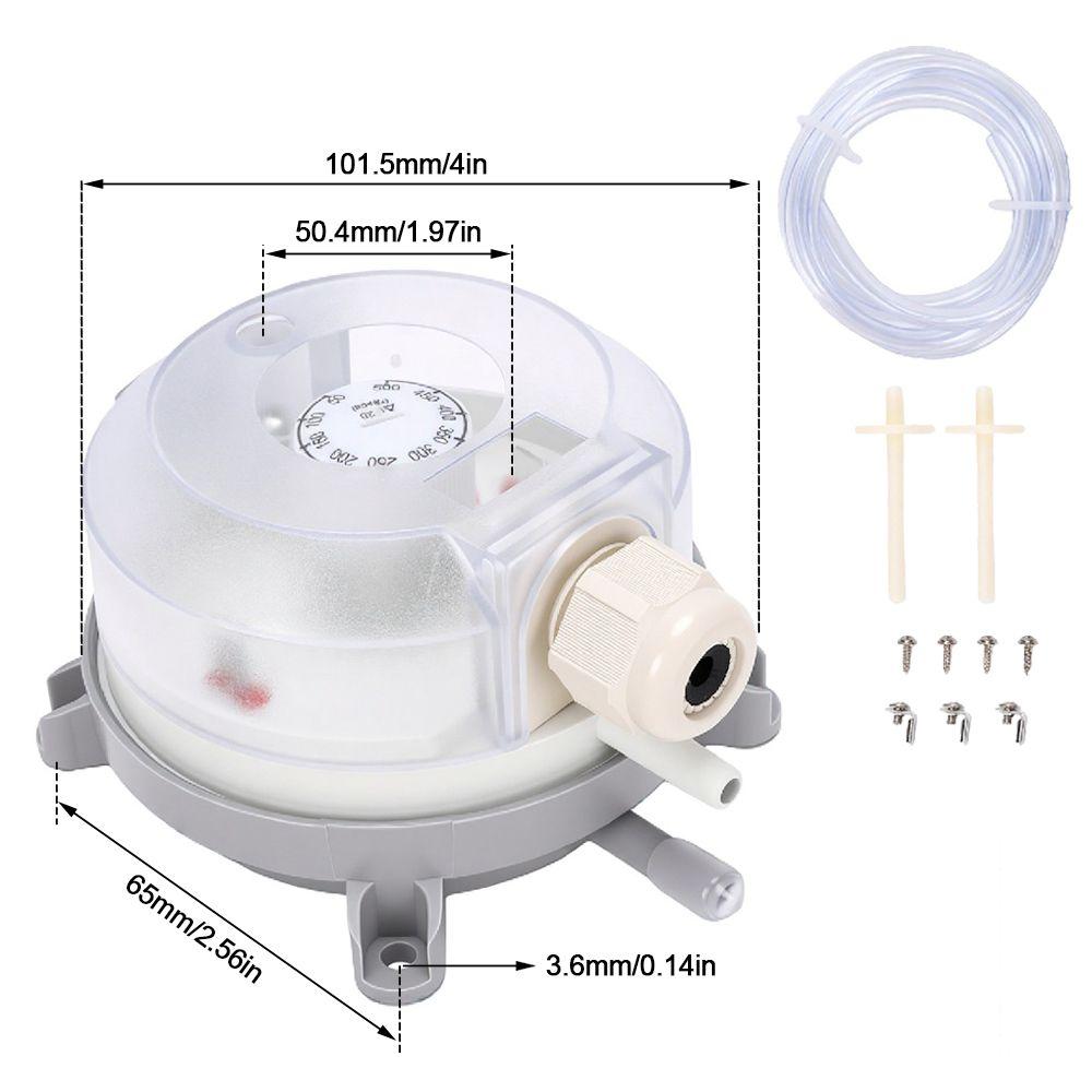 Premium Wind Pressure Switch ABS Air Pressure Switch Differential Pressure Switch HVAC Systems