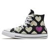 Chuck Taylor All Star Hi Trendy Comfort Non-Slip Abrasion Resistant Lightweight High-Top Espadrilles Women's Black