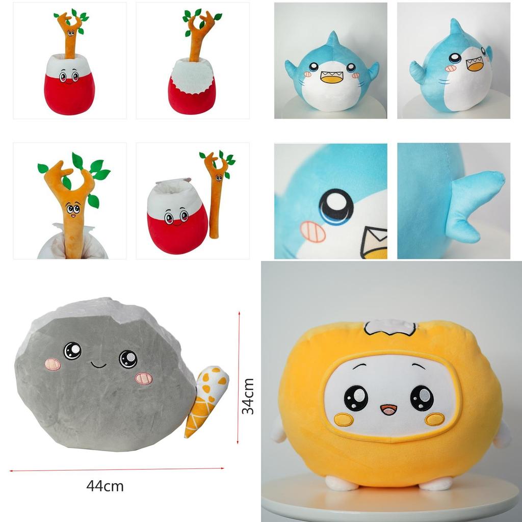 Lankybox Фокси Бокси Шарки Рокки Липкие Плюшевые Игрушки Максимальная Мягкость И Комфорт