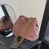 2025 Fashion Suede Retro Shoulder Bag - Versatile Autumn/Winter Chain Underarm Bucket Bag