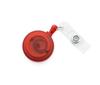 1pc Solid Colored Frosted Retractable Easy-to-pull Buckle ID Key Name Card Holder Badge Reel Key Ring Chain Clips for Students