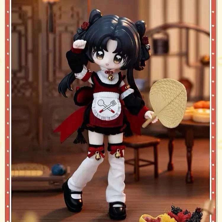 Точечный Оригинальный Набор Маленьких Ключей Серия Bjd Слепая Коробка Очки Фигурки Действия Модные Игрушки Настольные Украшения Рождество 12 подарков Позируемые Сочлененные
