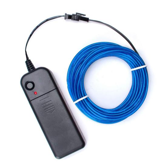 Светодиодный светящийся кабель, светящаяся одежда «сделай сам», светодиодная полезная неоновая проволока для Хэллоуина, одежда «сделай сам» для танцевального зала