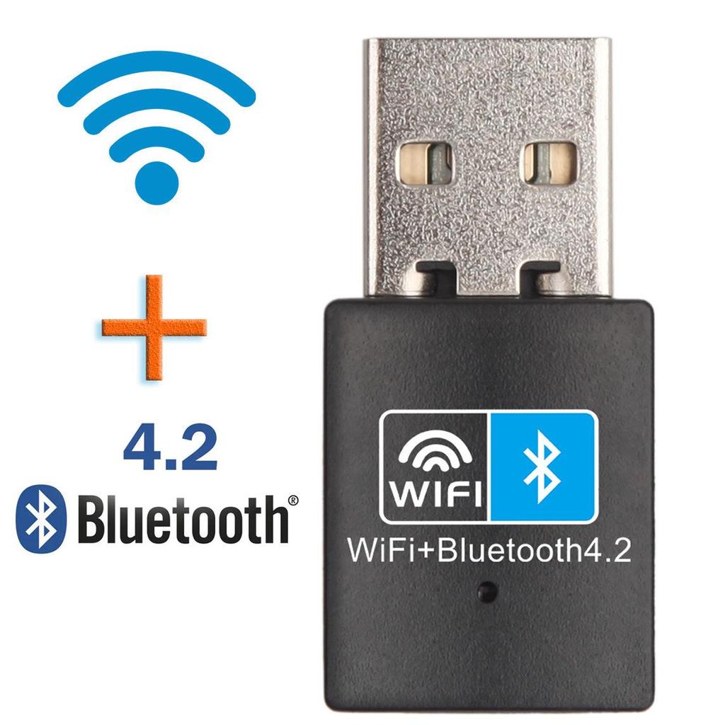 Адаптер USB WiFi и Bluetooth 2 в 1 150 Мбит/с USB WiFi Bluetooth Адаптер 2,4 ГГц Беспроводной Внешний Приемник Передатчик RTL8723 WiFi Донгл