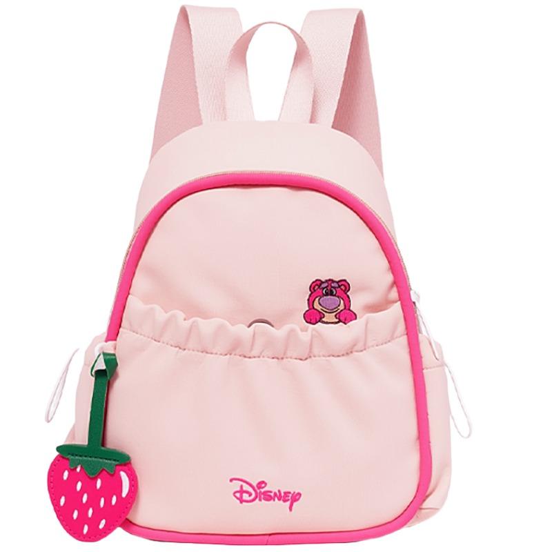 Disney Strawberry Bear High-Value Versatile Casual Backpack Women backpack Strawberry-Pink DHF62510