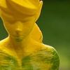 Статуэтка Медитирующей Богини 3D-печать Сидящая Богиня Природы Скульптура Духовная Фигурка для Дома Комнаты Сада Декор