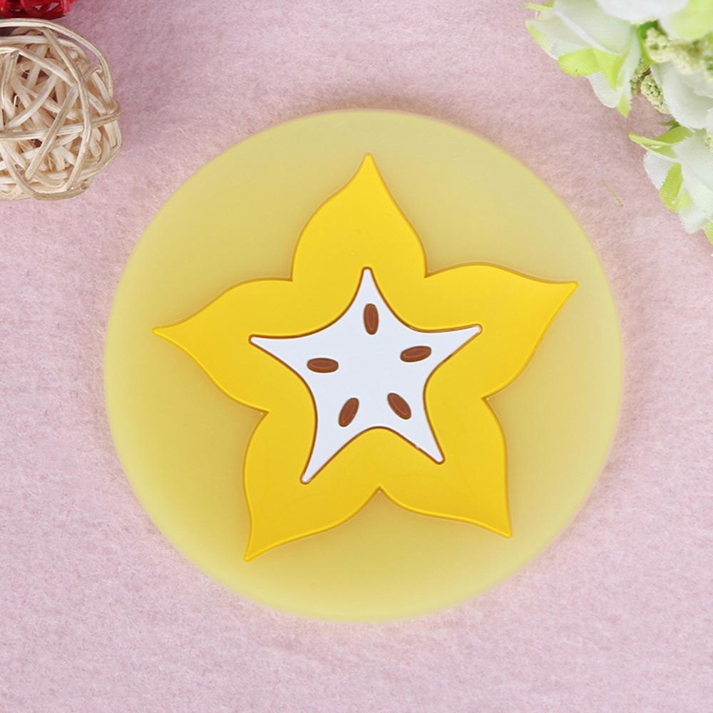 Silicone Cup Mat Non -slip Cup Insulation Pad Tableware Pad Fruit Shape Cup Coaster  Dining Table