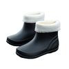 Women's High Quality Waterproof Breathable Rubber Ankle Boots for Winter with PVC Insole Position Outside for Summer Autumn Rain