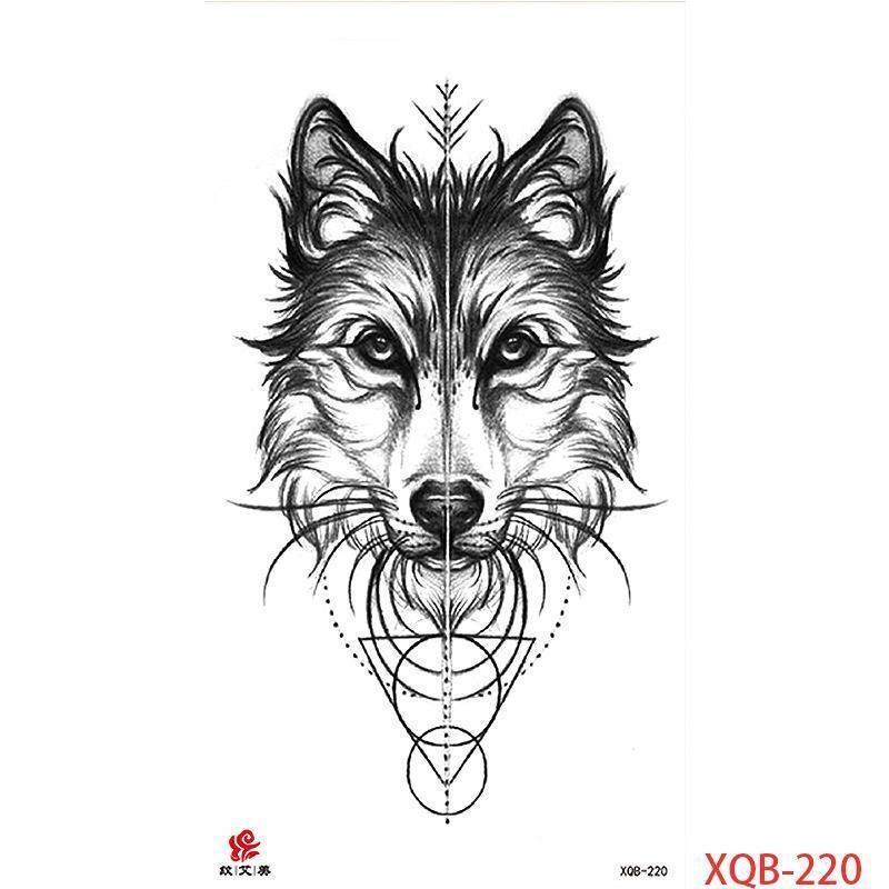 НОВЫЙ 1 ШТ. Водонепроницаемые Татуировки Временные Татуировки Наклейки Цветы Розы Татуировки Тела для Женщин Искусство Руки Татуировки Волк Тигр Лев Живопись Татуировки