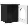 Cat House Black 53 x 52 x 62 cm Engineered Wood