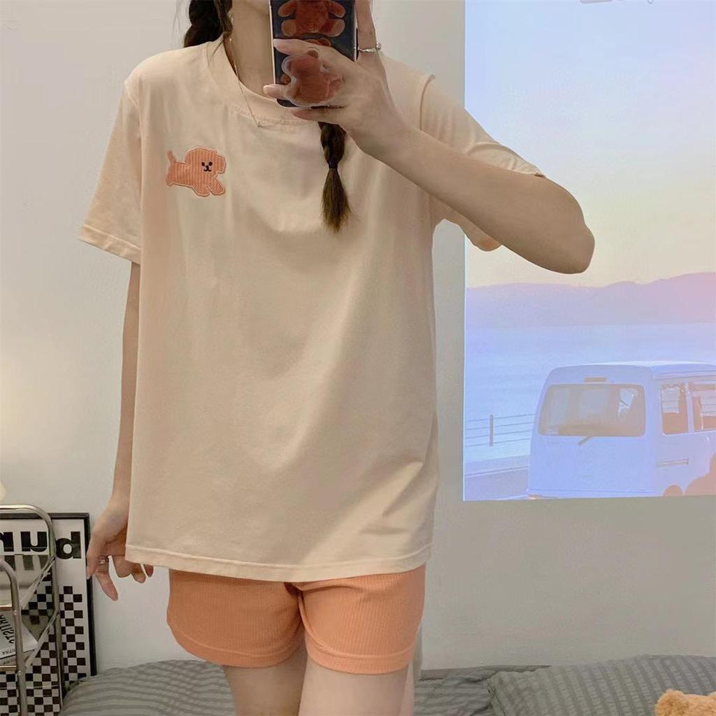 Комплект женской пижамы в клетку из шелка в корейском стиле - Домашняя одежда с длинным рукавом для весны и осени