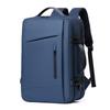 Expandable Multifunctional Business Travel Backpack - Solid Color, Minimalist Design for Cross-Border Trips