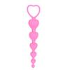 Heart Beads Soft Anal Plug Anus Toys Big Balls Silicone G-Spot Stimulating Butt Plugs Adult Sex Couple Sexy