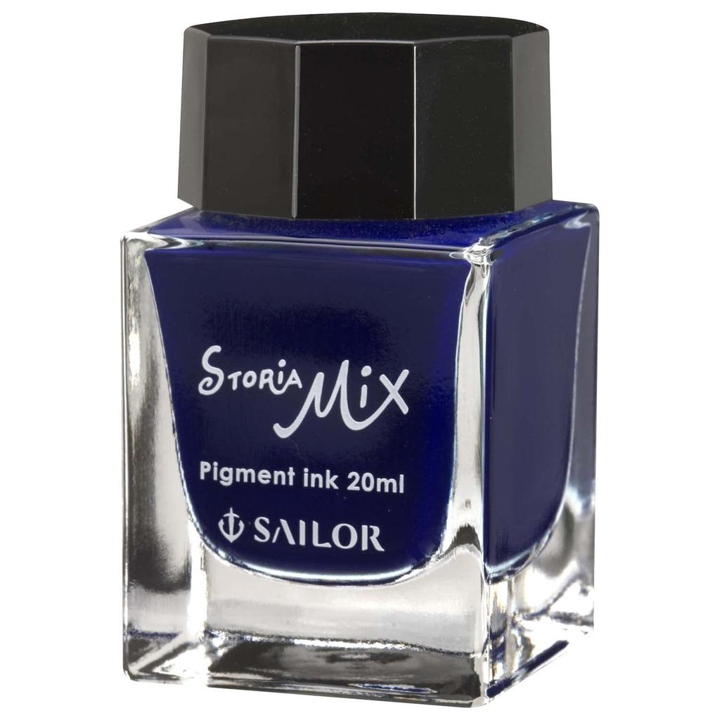 Sailor fountain pen Fountain Pen Bottle Ink Storia Mix Pigment Ink Blue 20ml 13-1503-240
