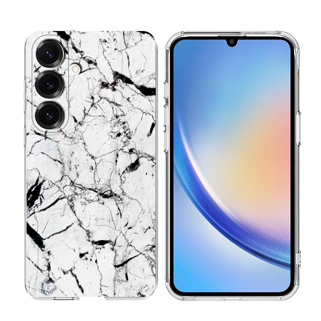 For Samsung Galaxy A34 5G Case Marble Pattern Printing Soft TPU Phone Cover