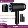 Portable Rechargeable Foldable Hair Dryer for Home and Outdoor Use, Safe for Babies
