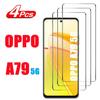 4 шт. закаленное стекло для OPPO A79 5G защитная пленка для экрана