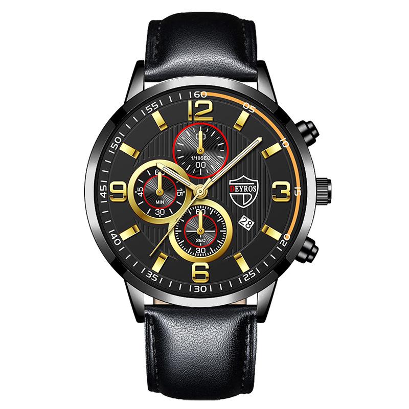 Men's Watch Belt Men's Calendar Watch Casual Watch Fashion Watch Student Quartz Watch