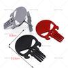 1 Pc Big Size 3D Metal Skull Totem Grill Emblem Punisher Skull Badge Front Hood Stickers Universal Car Body Decoration Stickers