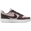 Nike Court Borough Low Recraft Классические Универсальные Низкие Детские Кеды для Скейтбординга Детские Кроссовки Черно-Розовые DV5456-601