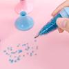 Vase Shaped 5D DIY Painting Point Drill Pen with Diamonds Cross