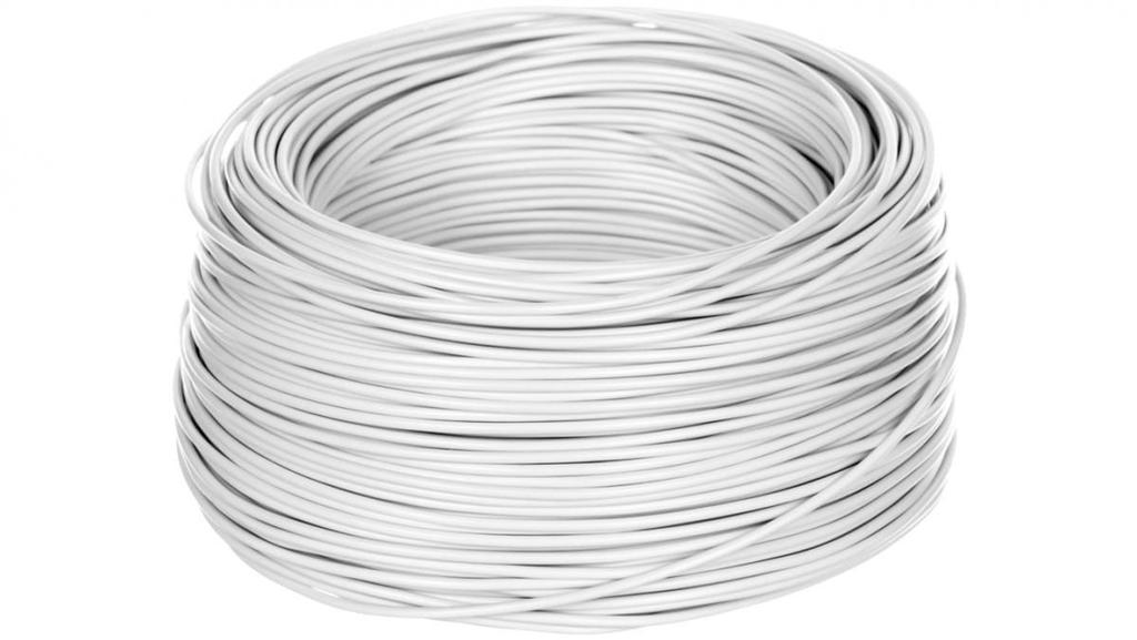 Installation cable H05V-K (LgY) 0.75 white /100m/