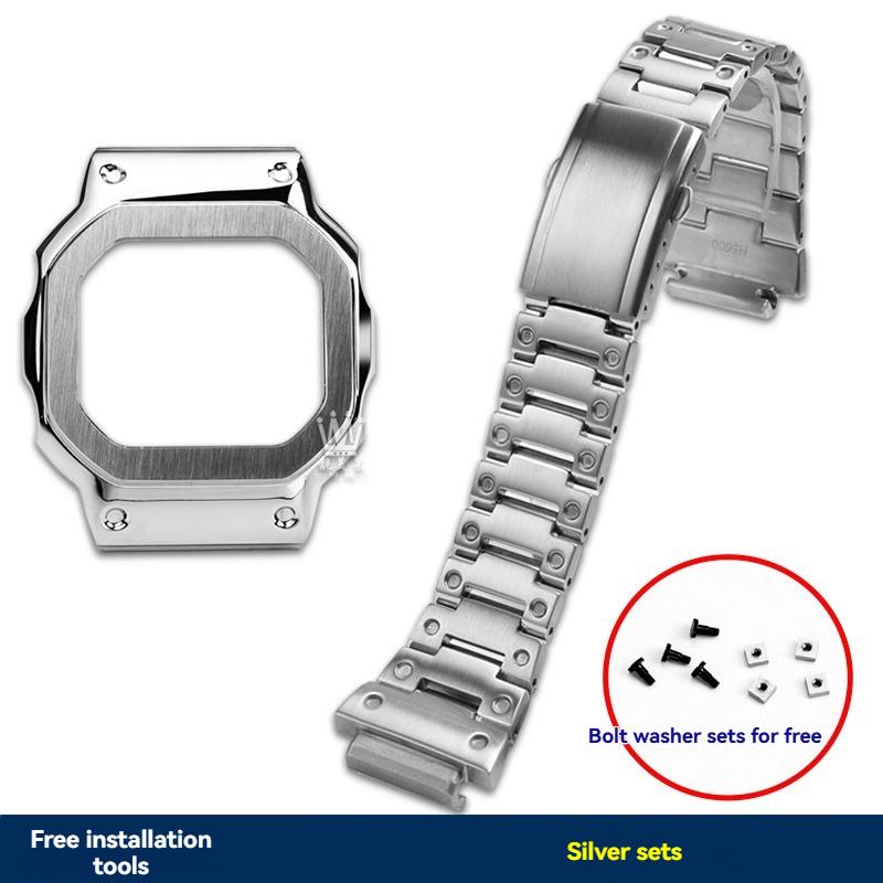DW-H5600 металлический корпус+ремешок Для Casio 3516 DW-H5600 ремешок H5600 стальной корпус металлический ремешок для мужчин H5600 MOD kit аксессуары