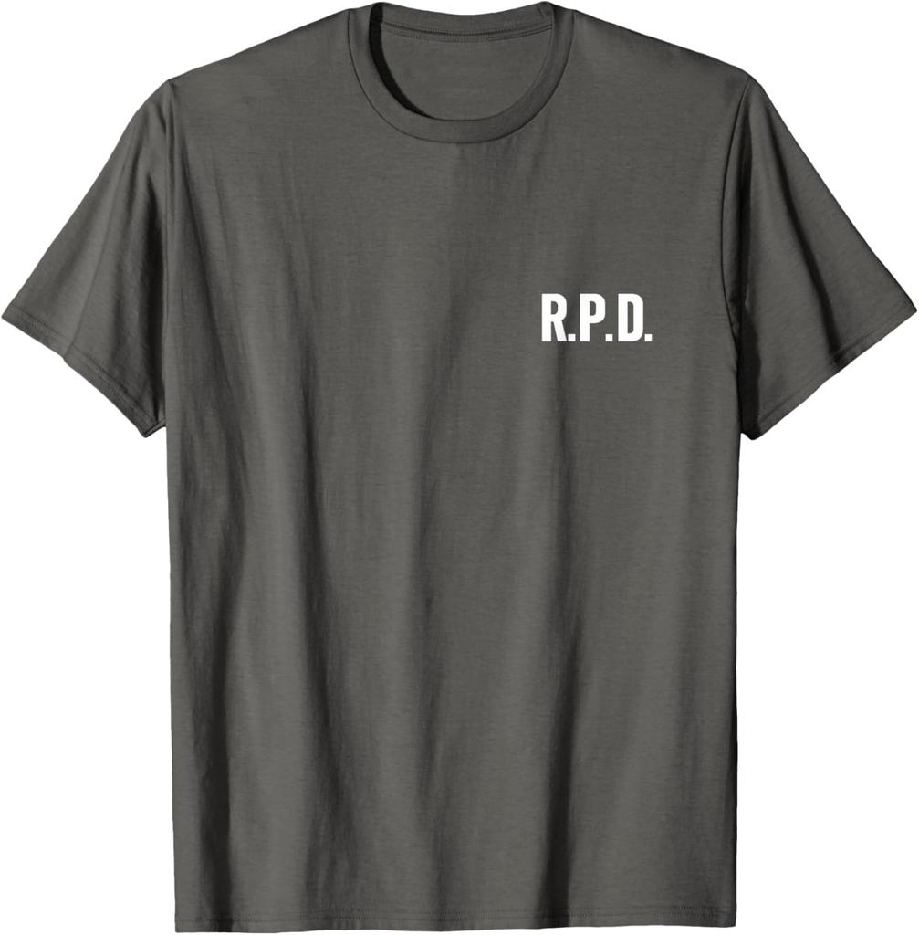 Resident Evil RPD TShirt Unisexs and Womens Summer Cotton Clothing Fashion Casual Gaming Enthusiast Short Sleeve Tshirt
