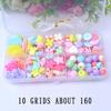 Ручная работа DIY Бусинная игрушка с набором аксессуаров Детская Креативная 24 ячейки Игрушки для изготовления бижутерии для девочек Образовательные игрушки Детский подарок