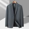Костюм без утюга для мужчин, весна и осень, новый нейлоновый эластичный костюм, мужской повседневный пиджак